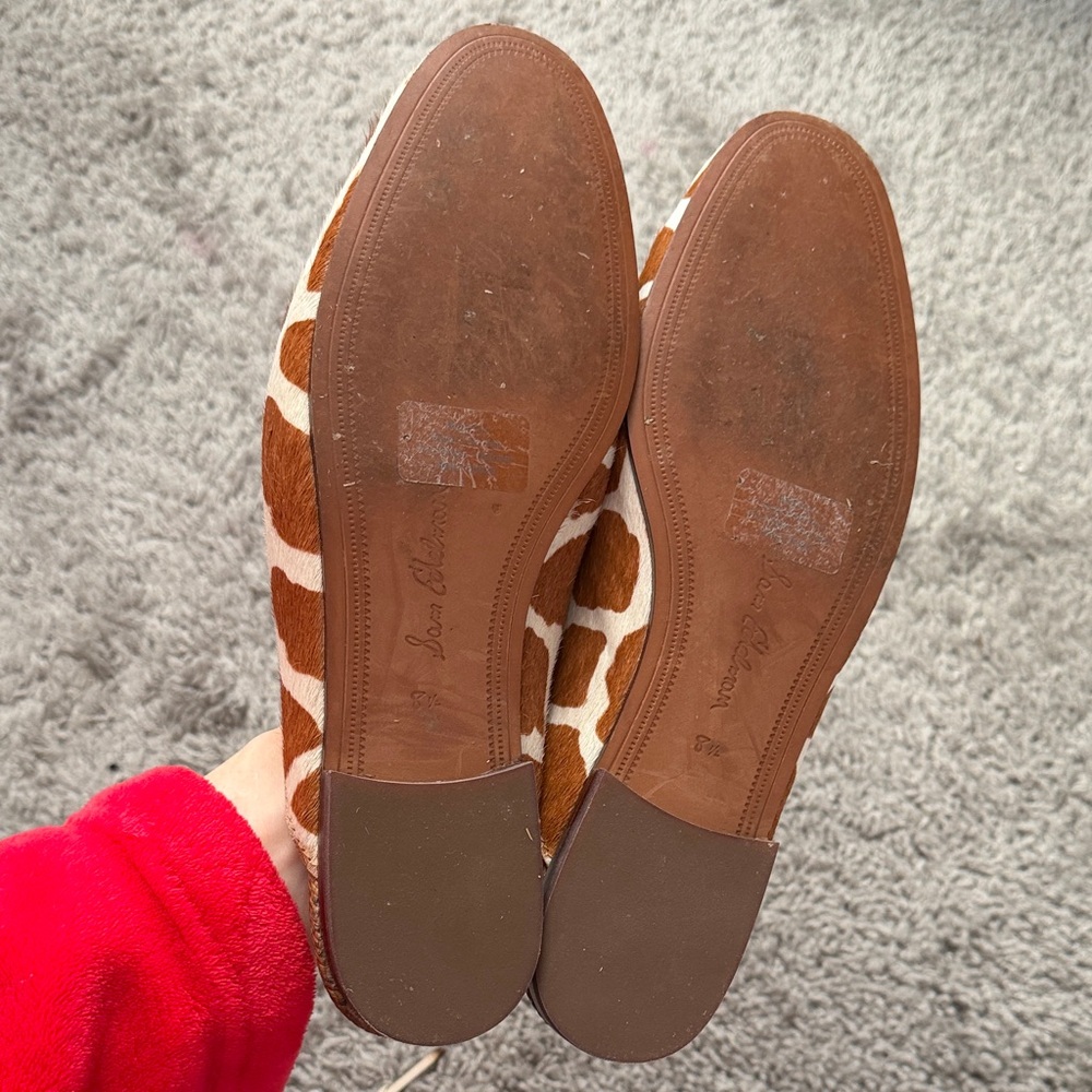 Sam Edelman Giraffe Print Mules - Picture 3 of 4